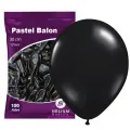 Siyah Pastel Balon (100 adet)