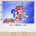 Sonic Doğum Günü Parti Afişi 70*100 cm