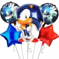 Sonic Folyo Balon Seti 5li YENİ