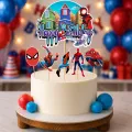 Spiderman Cake Topper Set