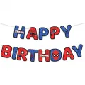 Spiderman Happy Birthday Yazısı (170 cm)