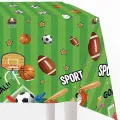 Spor Temalı Masa Örtüsü (Basketbol - Futbol) 130x220 cm