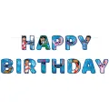 Stitch Temalı Happy Birthday Yazısı (170 cm)