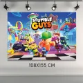 Stumble Guys Doğum Günü Parti Afişi (108x155 cm)