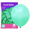 Su Yeşili Pastel Balon 100 Adet