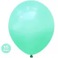 Su Yeşili Pastel Balon 15 Adet