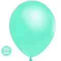Su Yeşili Metalik Balon 15 Adet