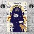 Sünnet Hatıra Afişi Krem-Gold Rengi 100*150 cm
