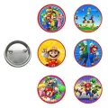 Super Mario Hediyelik Parti Rozeti (6 adet)