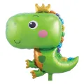 Taçlı Baby Dinozor Folyo Balon 75*55 cm