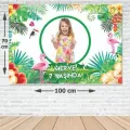 Tropikal Flamingo Parti Afişi 70*100 cm