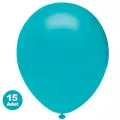 Turkuaz Pastel Balon 15 Adet