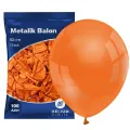 Turuncu Balon Metalik 100 Adet