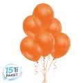 Turuncu Balon Metalik 15 Adet