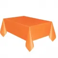 Turuncu Masa Örtüsü Plastik Lüks 137x183 cm