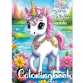 16 Sayfa Unicorn Boyama Kitabı Stickerlı 1 Adet