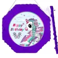 Unicorn Deniz Atı Pinyata 42 cm + Sopası