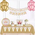 Unicorn Gold Parti Seti 8 Kişilik
