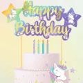Unicorn Happy Birthday Pasta Süsü