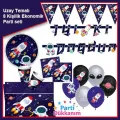 Uzay Temalı 8 Kişilik Ekonomik Parti Seti