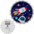 Uzay Temalı Açacak Magnet 7cm