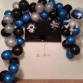 Uzay Temalı Balon Zincir Seti