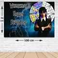 Wednesday Doğum Günü Parti Afişi 70*100 cm