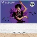 Wednesday Doğum Günü Parti Afişi Büyük Boy (150x100 cm)