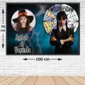 Wednesday Fotoğraflı Doğum Günü Parti Afişi 70*100 cm