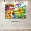 Winnie The Pooh Doğum Günü Afişi (75x107 cm)