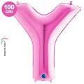 Y Harf Folyo Balon – Pembe – 100 cm (40 inch)