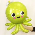 Yeşil Ahtapot Folyo Balon 90 cm