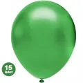 Yeşil Balon Metalik 15 Adet