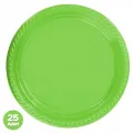 Yeşil Plastik Tabak Lüks (25 adet)