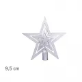 Yılbaşı Ağacı Tepe Süsü Gümüş Yıldız 9,5 cm 1 adet