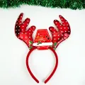 Yılbaşı Geyik Puantiyeli Taç Kırmızı (1 Adet)
