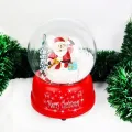 Yılbaşı Kar Küresi Noel Babalı Pilli ışıklı