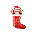 Yılbaşı Noel Çorabı Tilki Folyo Balon (50x70 cm)