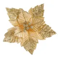 Yılbaşı Ponsetya Yapay Çiçek Gold 28 cm 1 Adet