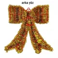 Yılbaşı Simli Fiyonk Süs Gold 40 cm