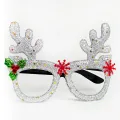 Yılbaşı Simli Geyik Figürlü Gözlük (1 Adet)