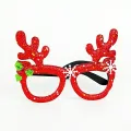Yılbaşı Simli Geyik Figürlü Gözlük (1 Adet)