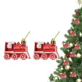 Yılbaşı Süsü Kırmızı Tren 2 Adet