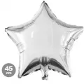 Yıldız Folyo Balon Gümüş Gri (45 cm)