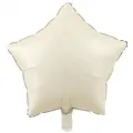 Yıldız Folyo Balon Krem Rengi 45 cm