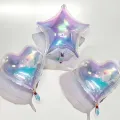 Yıldız Folyo Balon Şeffaf Renkli (45 cm)