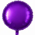 Yuvarlak Folyo Balon Mor (45 cm)