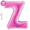 Z Harf Folyo Balon – Pembe – 100 cm (40 inch)