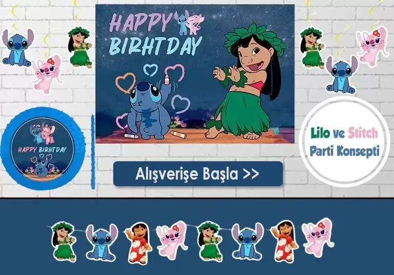 Lilo ve Stitch Parti Malzemeleri