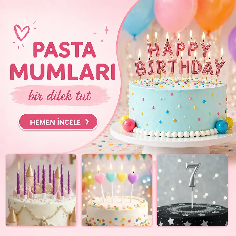Doğum Günü Pasta Mumları